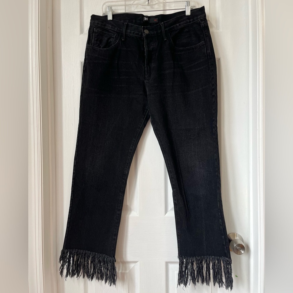 3x1 NYC Mamba Straight Leg Crop Jeans Women's Size 31